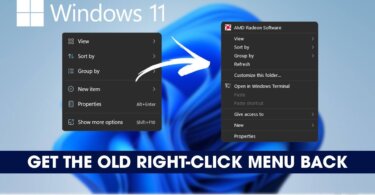 How to Change Windows 11 Right Click Menu