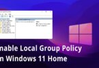 enable group policy windows 11