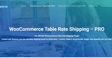 WooCommerce Table Rate Shipping